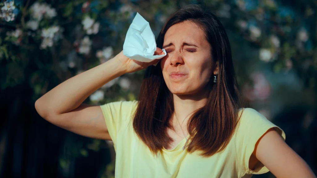 Como proceder em caso de alergia nos olhos