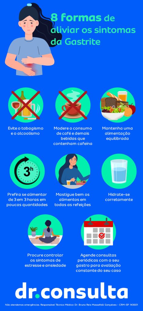 Como aliviar os sintomas da gastrite | Blog dr.consulta