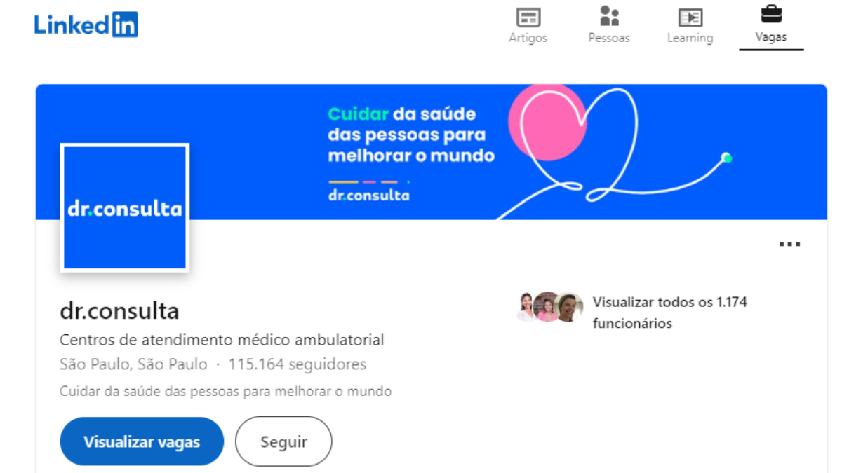 dr.consulta - perfil oficial do LinkedIn