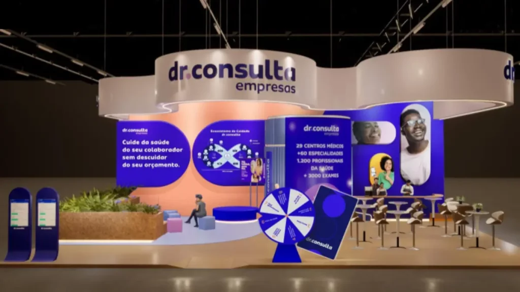 dr.consulta - dr.consulta no conarh 2024 - stand cartão dr.consulta empresas