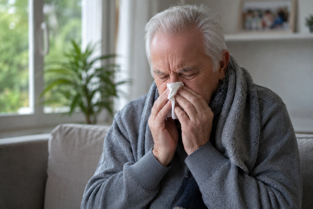 Saúde do idoso no inverno: como prevenir gripe e pneumonia